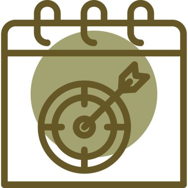 hedef simge, vektör illüstrasyonu