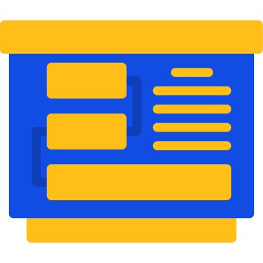 Dosya. Web simgesi basit illüstrasyon