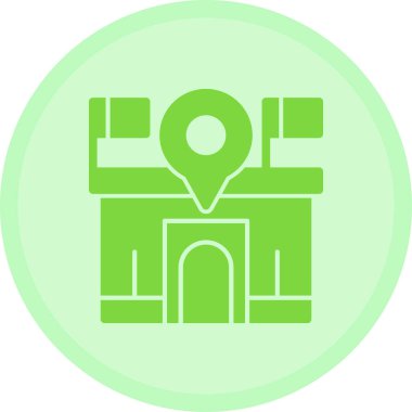 harita simgesi vektör illüstrasyonu