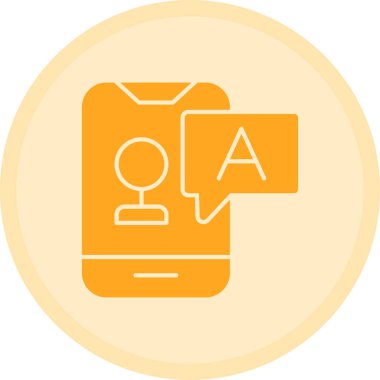 çevrimiçi eğitim web simgesi, basit vektör illüstrasyonu