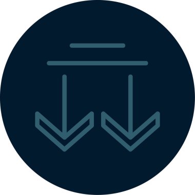 ok simgesi vektör illüstrasyonu