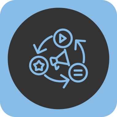 seo modern simgesinin vektör illüstrasyonu