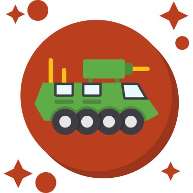 askeri simge vektör illüstrasyonu