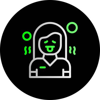 Kadın simge vektör çizim