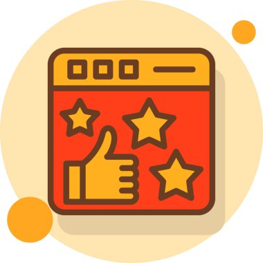 Geri besleme derecelendirme geri besleme simgesi