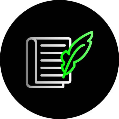 Belge simgesinin vektör illüstrasyonu