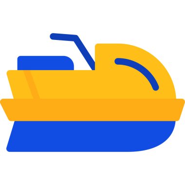 Tekne. Web simgesi basit illüstrasyon