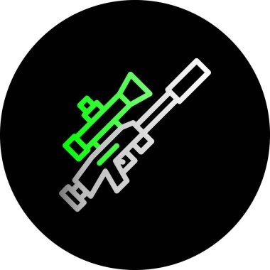 Benzersiz askeri vektör simgesi