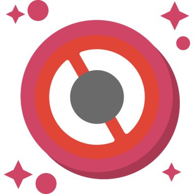 Hedef simgenin vektör illüstrasyonu