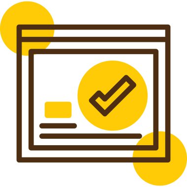 trend biçimi izole edilmiş arkaplanda kontrol listesi simgesi