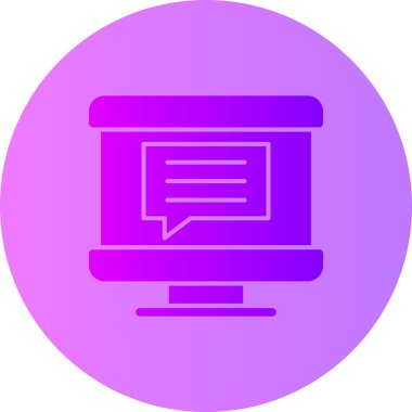 Dizüstü bilgisayar simgesi vektör çizimi