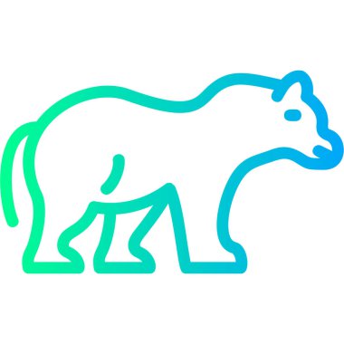 hayvan simgesi vektör illüstrasyonu