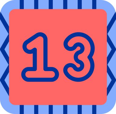 4 numaralı simge, vektör illüstrasyonu