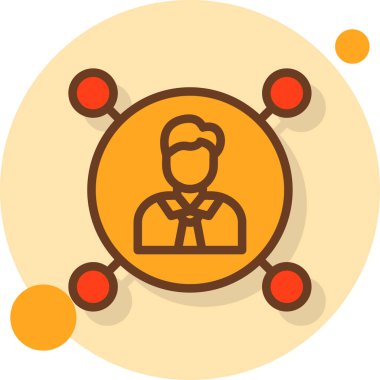 iş lideri simgesi vektör, logotype