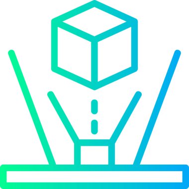 Modern bir simgenin vektör illüstrasyonu