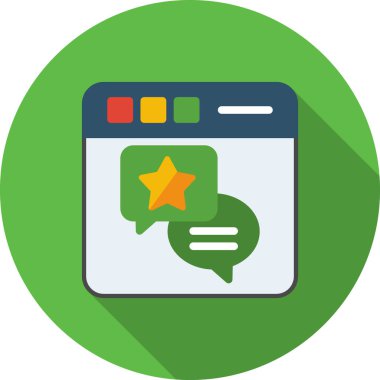 Sohbet ikonu. Basit tasarım