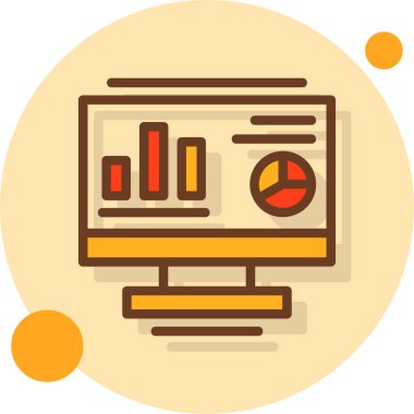 Veri yönetimi vektör simgesi