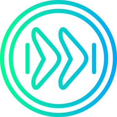 ok simgesi vektör illüstrasyonu