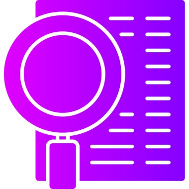 Arama simgesi vektör illüstrasyonu