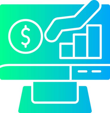 ticari finans vektör simgesi