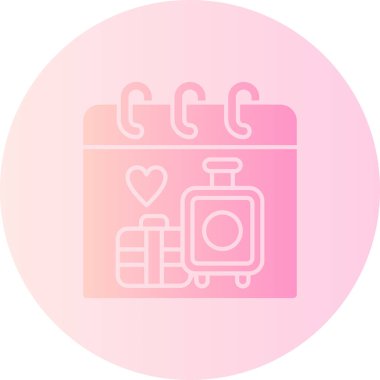 Basit bavul ağ simgesi