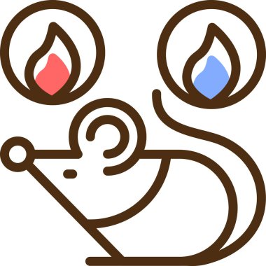 Mum simgesi, vektör illüstrasyonu