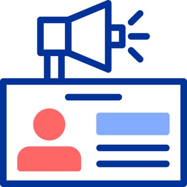 reklam pazarlama tanıtım simgesi