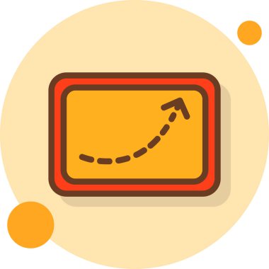 grafik ikonu vektör illüstrasyonu