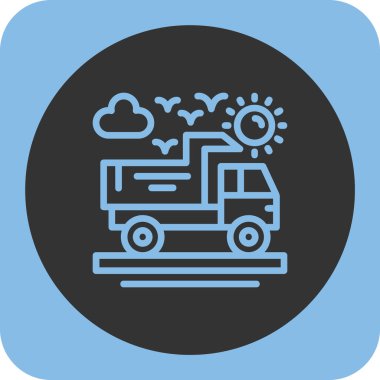 Gıda modern simgesinin vektör çizimi