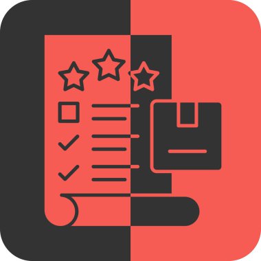 Kontrol listesi. Web simgesi basit tasarım