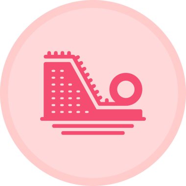 Modern b 'nin vektör illüstrasyonu dikiş ikonundan yoksun