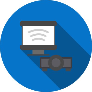 WIFI vektör düz renk simgesi