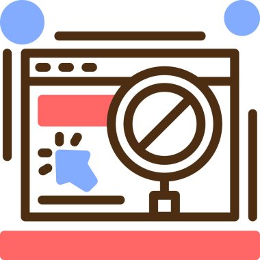 Reklamcılık reklam simgesi - ana hatları - biçiminde