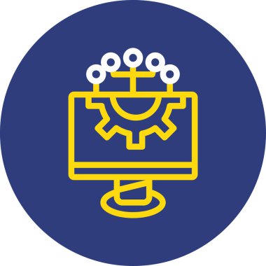 seo modern simgesinin vektör illüstrasyonu