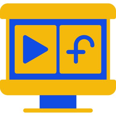 bilgisayar web simgesi basit tasarım