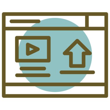 Web tarayıcı simgesi. vektör çizim