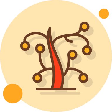 bitki simgesi vektör illüstrasyonu