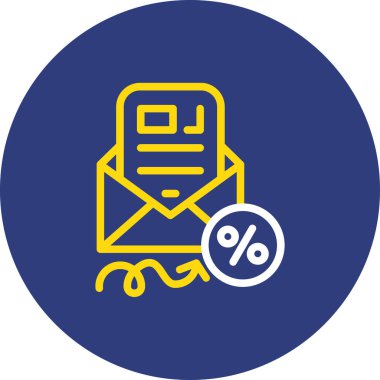 Zarf. Web simgesi basit illüstrasyon