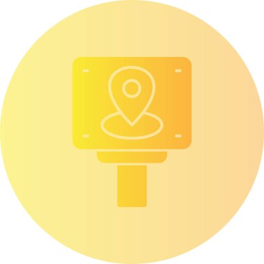 harita pin ikonu vektör illüstrasyonu