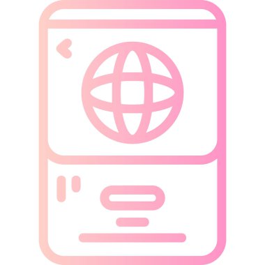 Cep telefonu simgesi, vektör illüstrasyonu