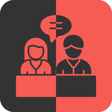 İş simgesinin vektör illüstrasyonu