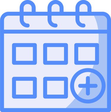 Takvim. Web simgesi basit illüstrasyon