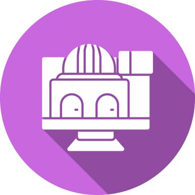 Modern simgenin vektör illüstrasyonu