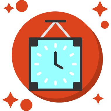 Alarm simgesi vektör illüstrasyonu