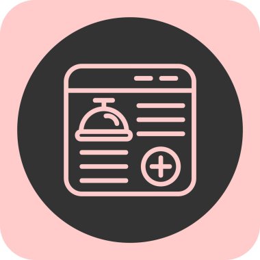 Gıda simgesinin vektör illüstrasyonu