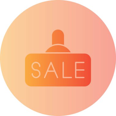 satış simgesi vektör illüstrasyonu