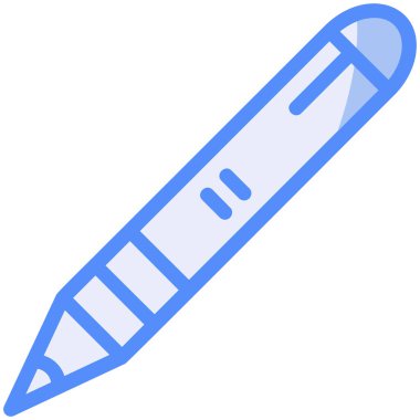 Kalem. Web simgesi basit illüstrasyon