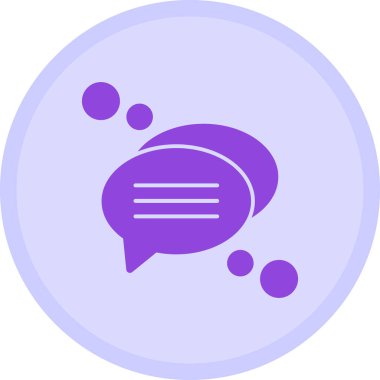 kabarcık sohbet iletişim simgesi - özet biçimi