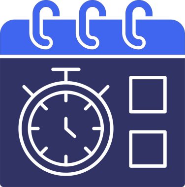 çalar saat simgesi, vektör tasarımı