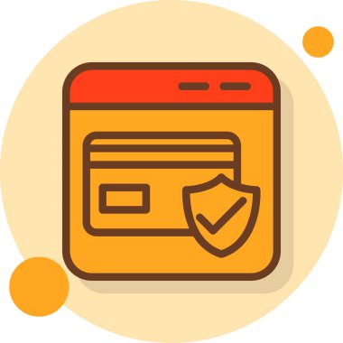 Kredi kartı vektör simgesi